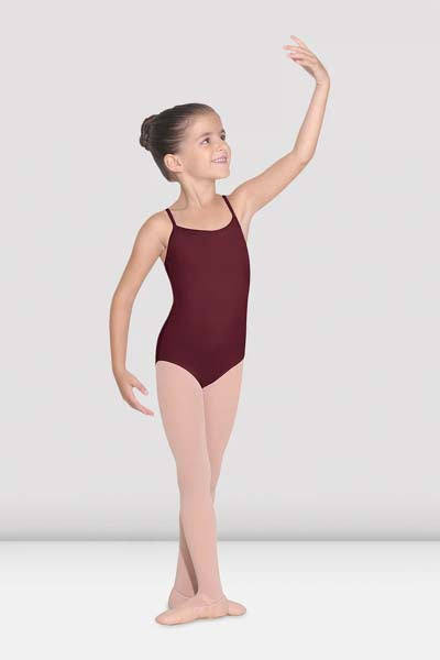 BLOCH CL5607 Girls Parem Camisole Leotard Burgundy